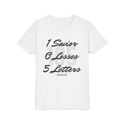 Youth 105 Christian Black and White Letters
