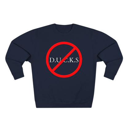 DUCKS Christian White Crewneck