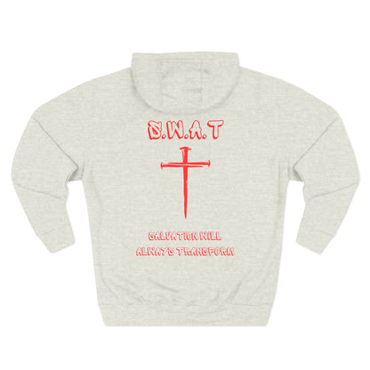 Swat Christian Red Words Hoodie