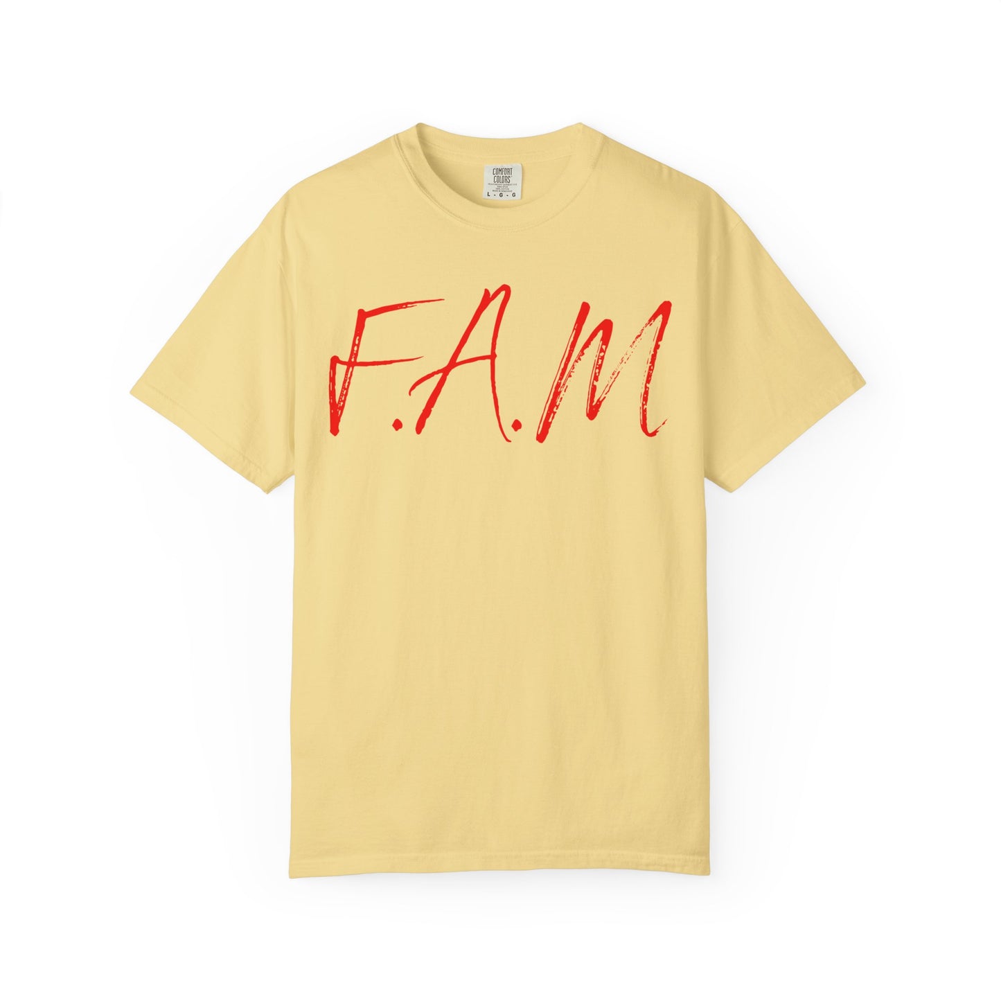 Fam Christian Red Letters & Image
