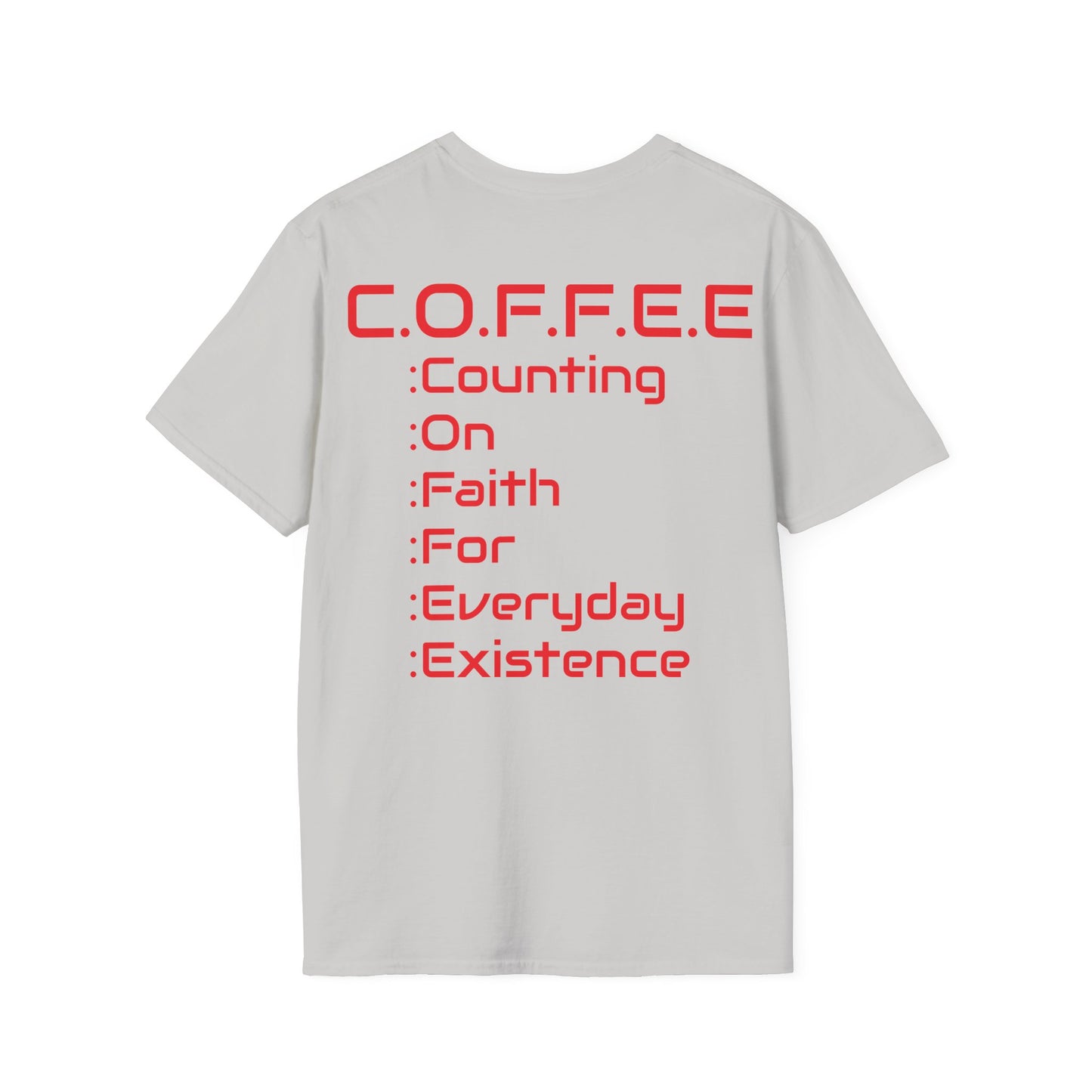 Adult Coffee Christian Red Words Only