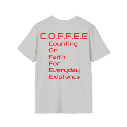 Adult Coffee Christian Red Words Only