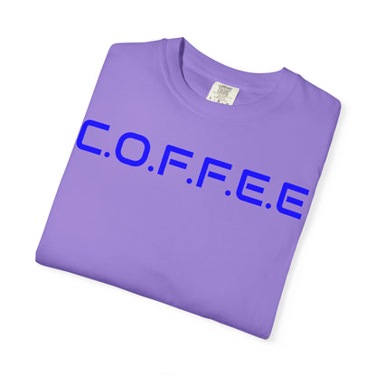 Adult Coffee Christian Blue Words Only