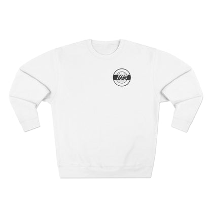 Adult 105 Christian Black and White Letters Crewneck