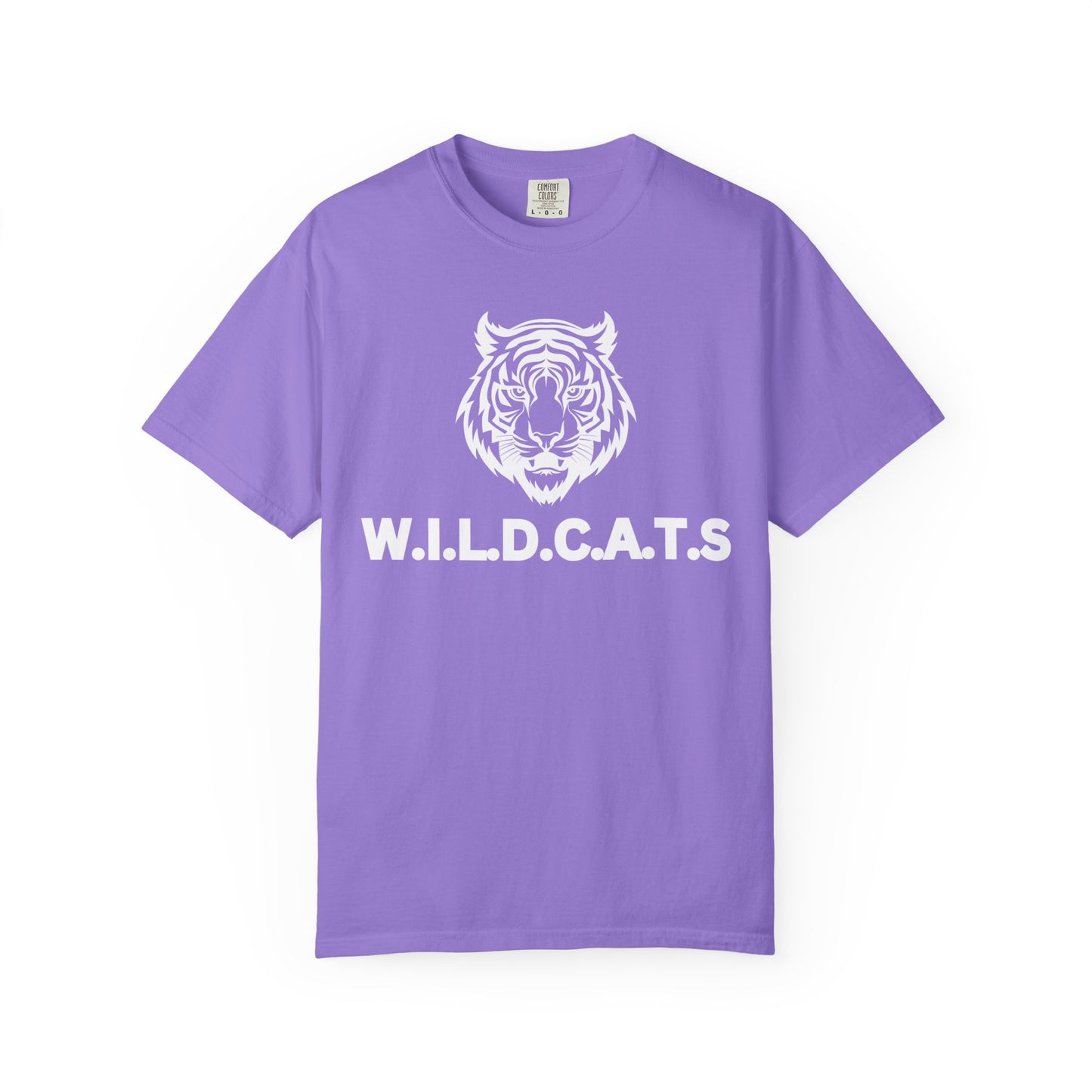 Wildcats Christian White Letters & Picture Specialty