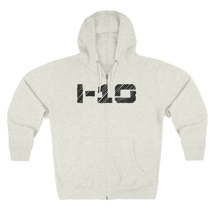 I-10 Christian Black Words Hoodie Zipper