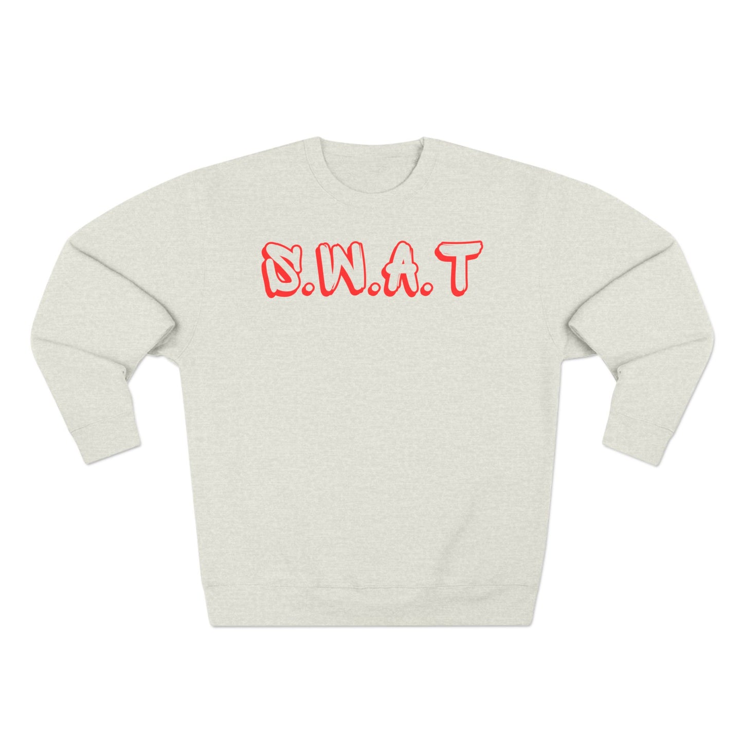 Swat Christian Red Words Crewneck