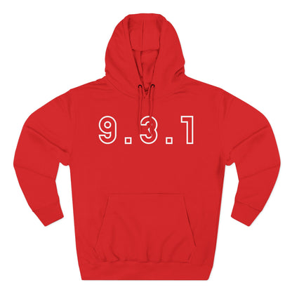 Adult 931 White Pullover Hoodie