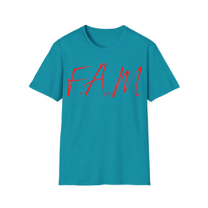 Fam Christian Red Letters & Image