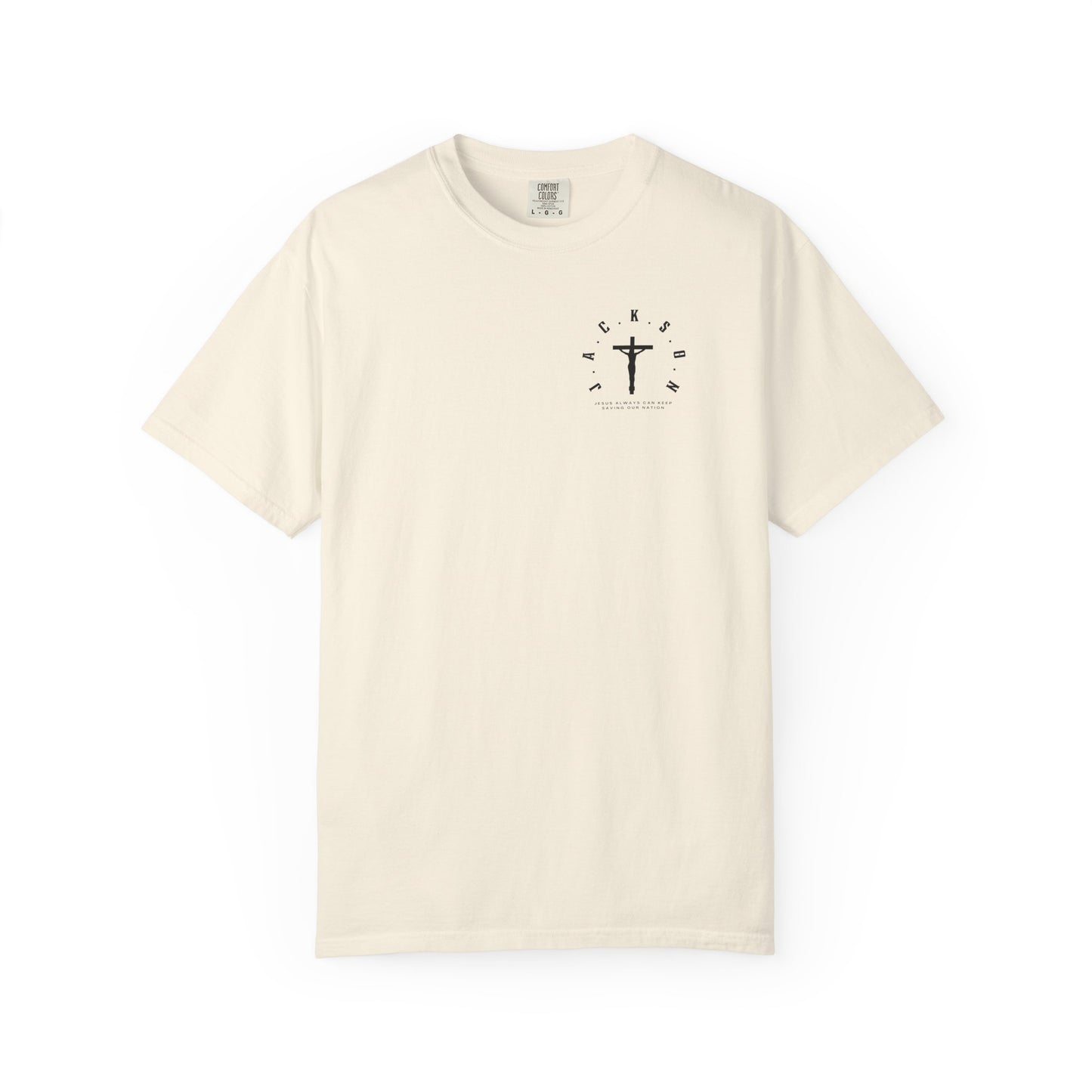 Jackson Believing Christian Black Letters & Cross