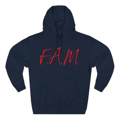 Fam Hoodie Red Words