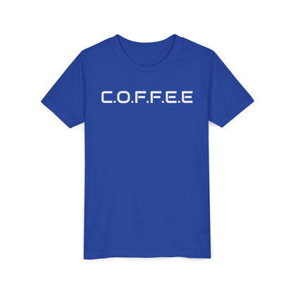 Youth Adult Coffee Christian White Words Only
