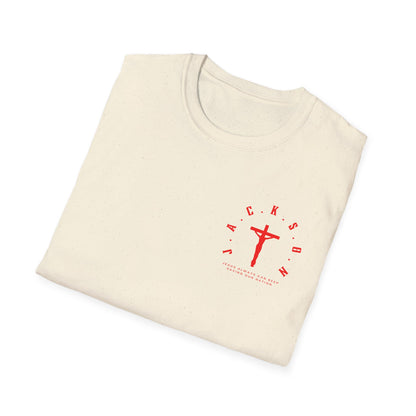 Jackson Believing Christian Red Letters & Cross