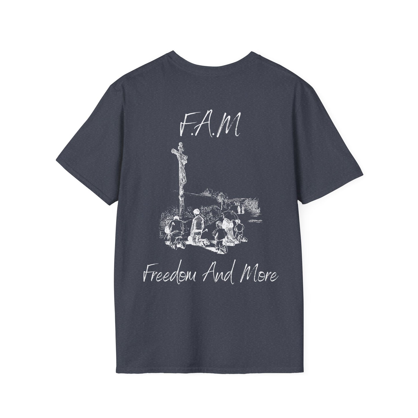 Fam Christian White Letters & Image