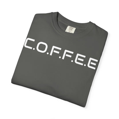 Adult Coffee Christian White Letters & Image