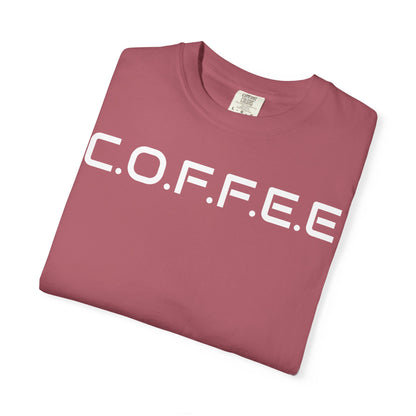 Adult Coffee Christian White Letters & Image