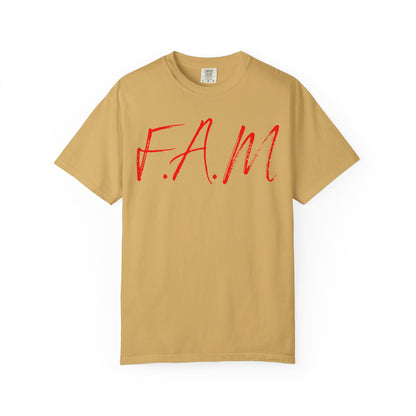 Fam Christian Red Letters & Image