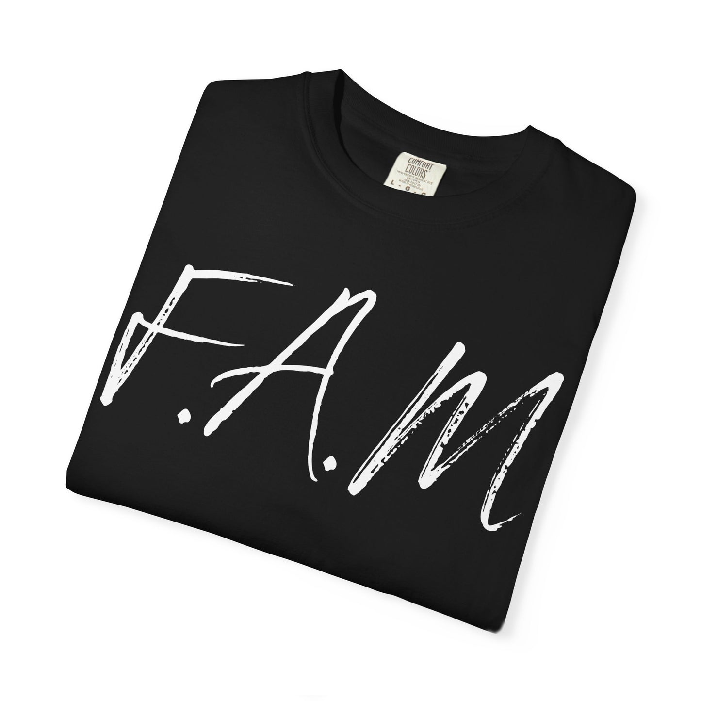 Fam Christian White Letters & Image