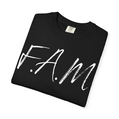 Fam Christian White Letters & Image