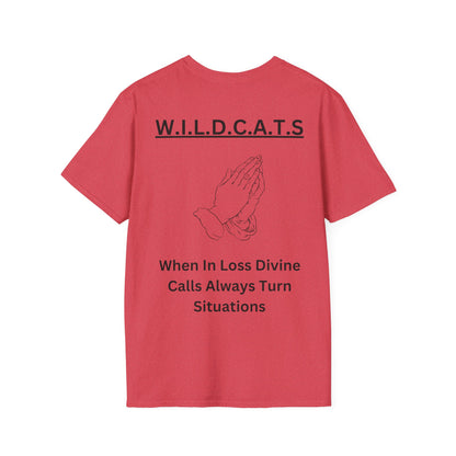 Wildcats Christian Black Letters & Picture