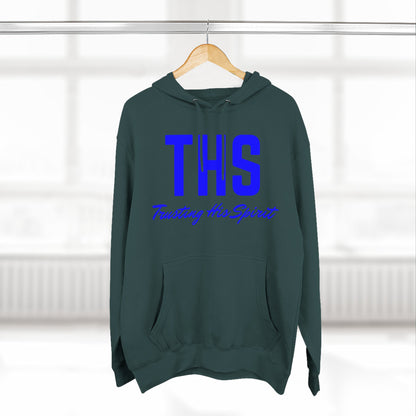 Adult THS Christian Blue Letters Hoodie