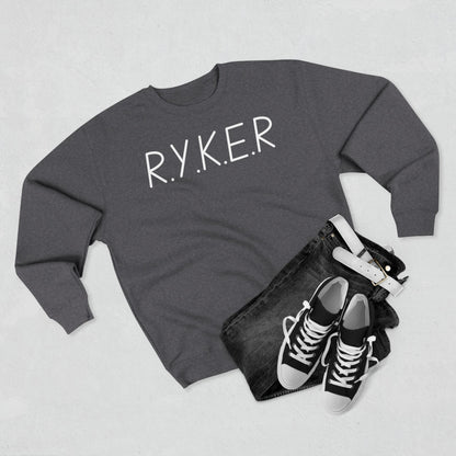 Adult RYKER Christian White Letters Crewneck