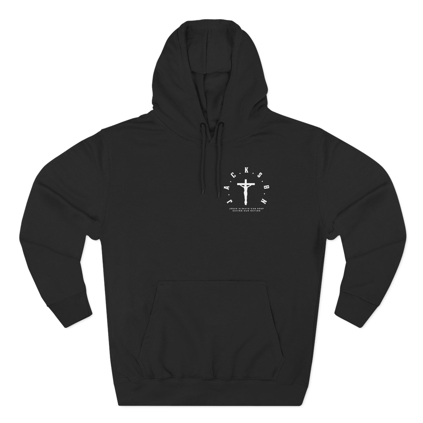 Adult Jackson White Pullover Hoodie