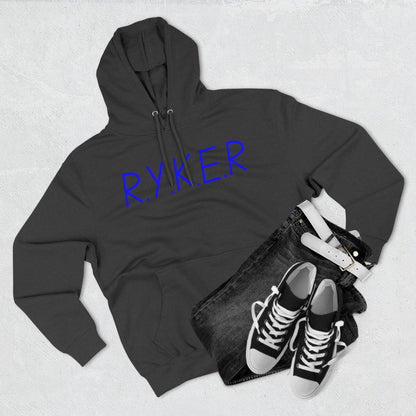 RYKER Christian Blue Letters Hoodie