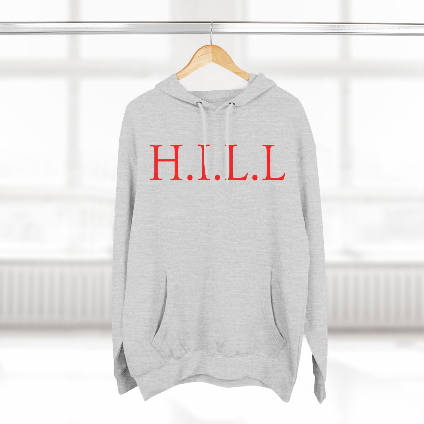 Hill Christian Red Words Hoodie