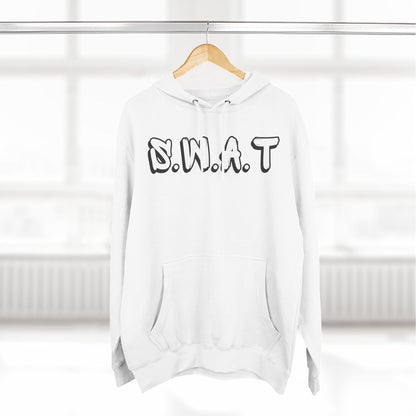 Adult Swat Christian Black Words Pullover Hoodie