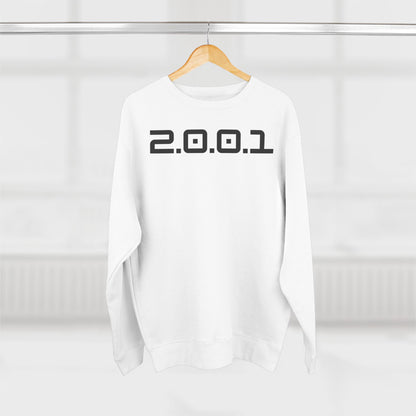 Adult 2001 Christian Black Words Crewneck