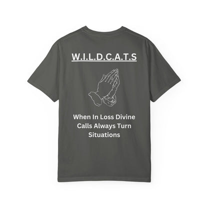 Wildcats Christian White Letters & Image Specialty