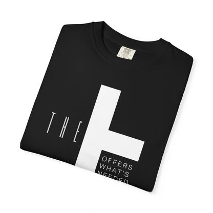 Adult T-Town Christian White Letters & Cross