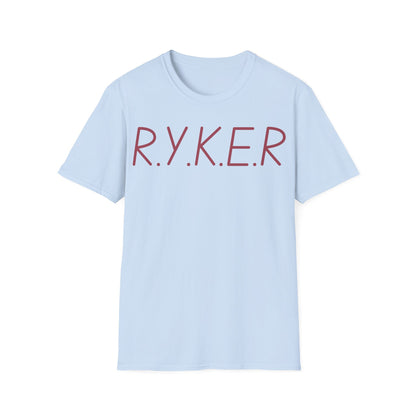 RYKER Christian Marron Letters