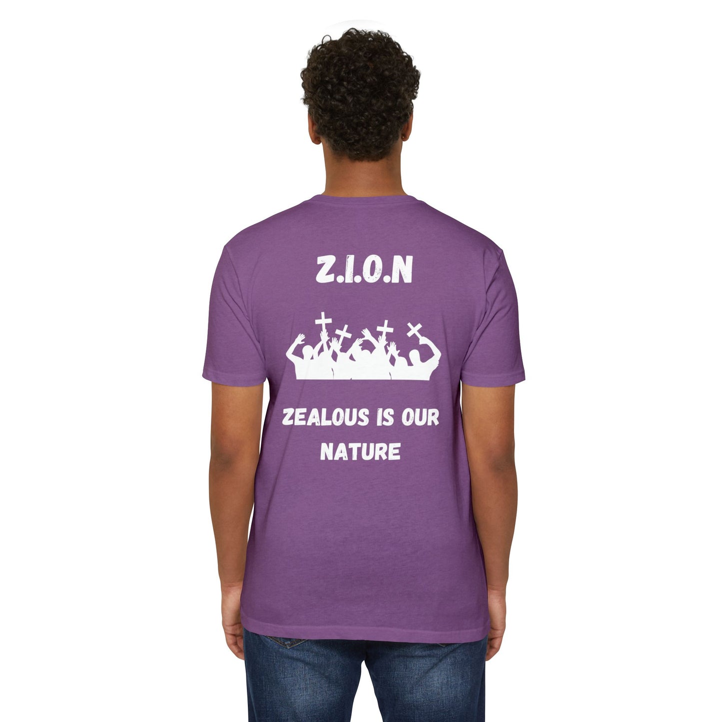 Adult Zion White Words & Image