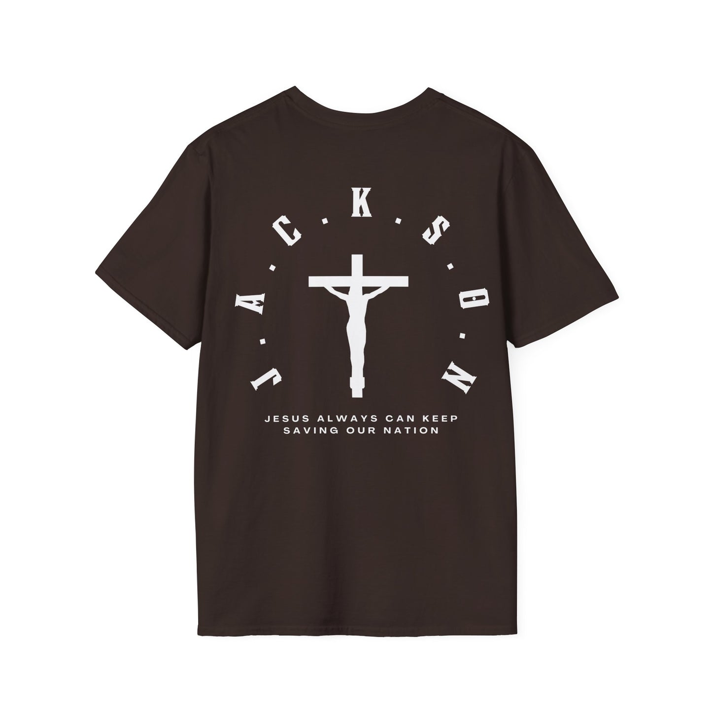 Jackson Believing Christian White Letters & Cross