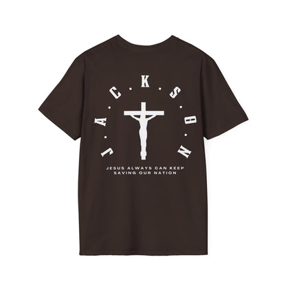 Jackson Believing Christian White Letters & Cross