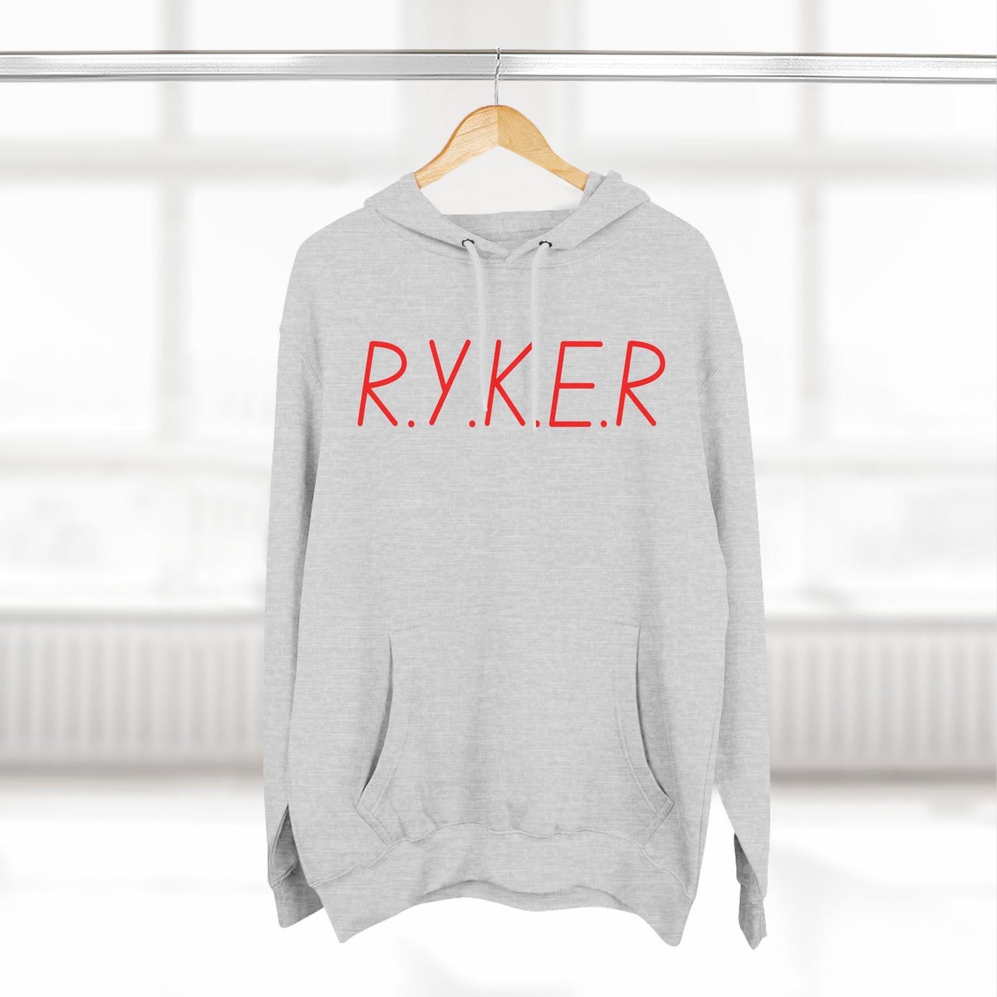 RYKER Christian Red Letters Hoodie