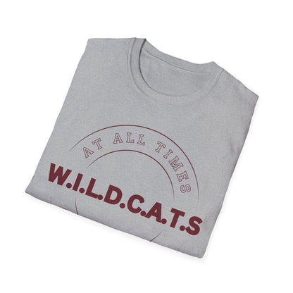 Wildcats Christian Marron Letters & Picture