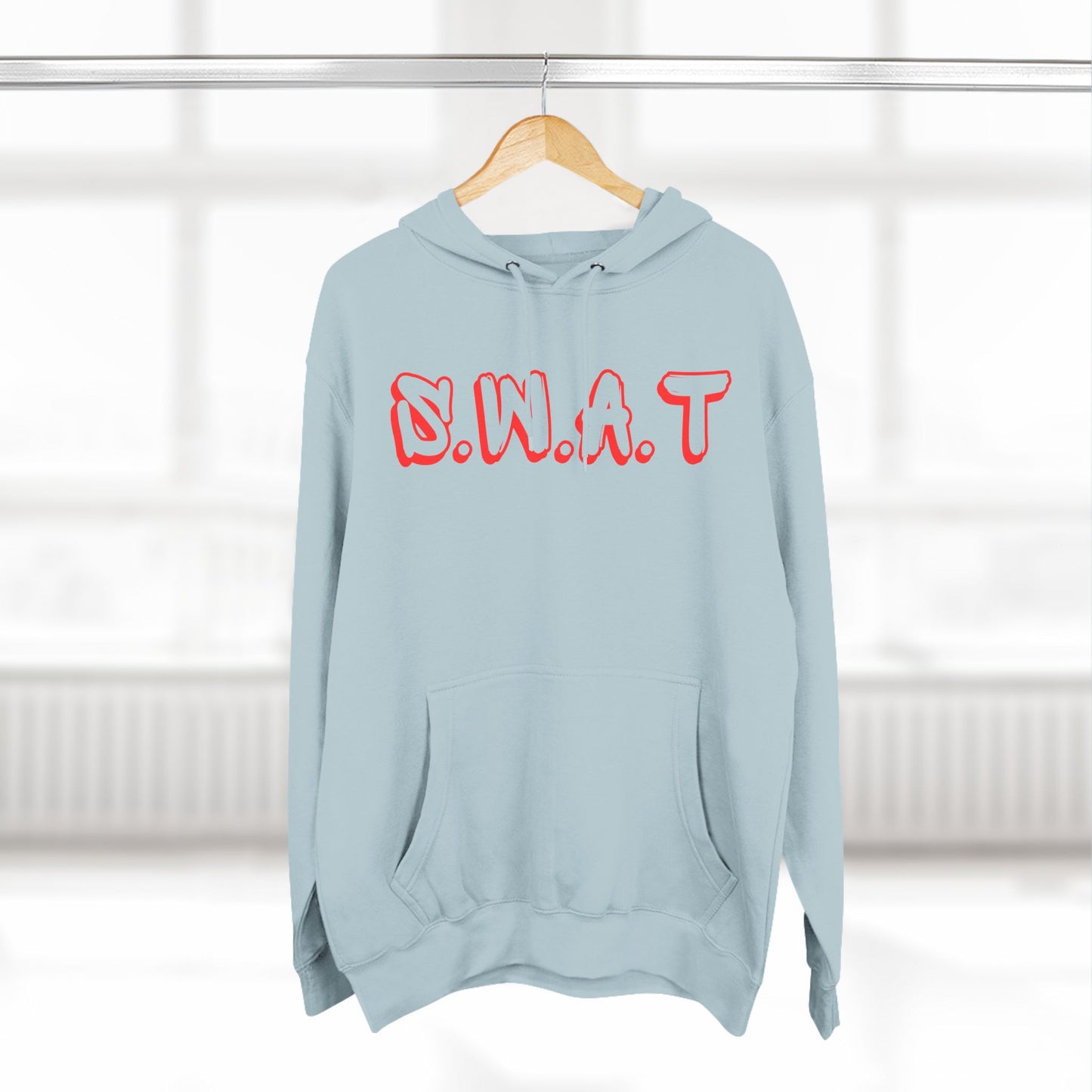 Swat Christian Red Words Hoodie