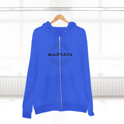 Wildcats Christian Black Letters & Picture Hoodie Zipper