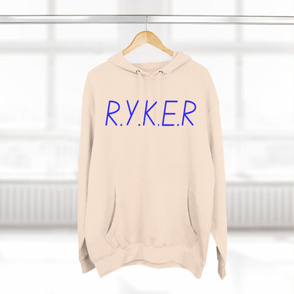 RYKER Christian Blue Letters Hoodie