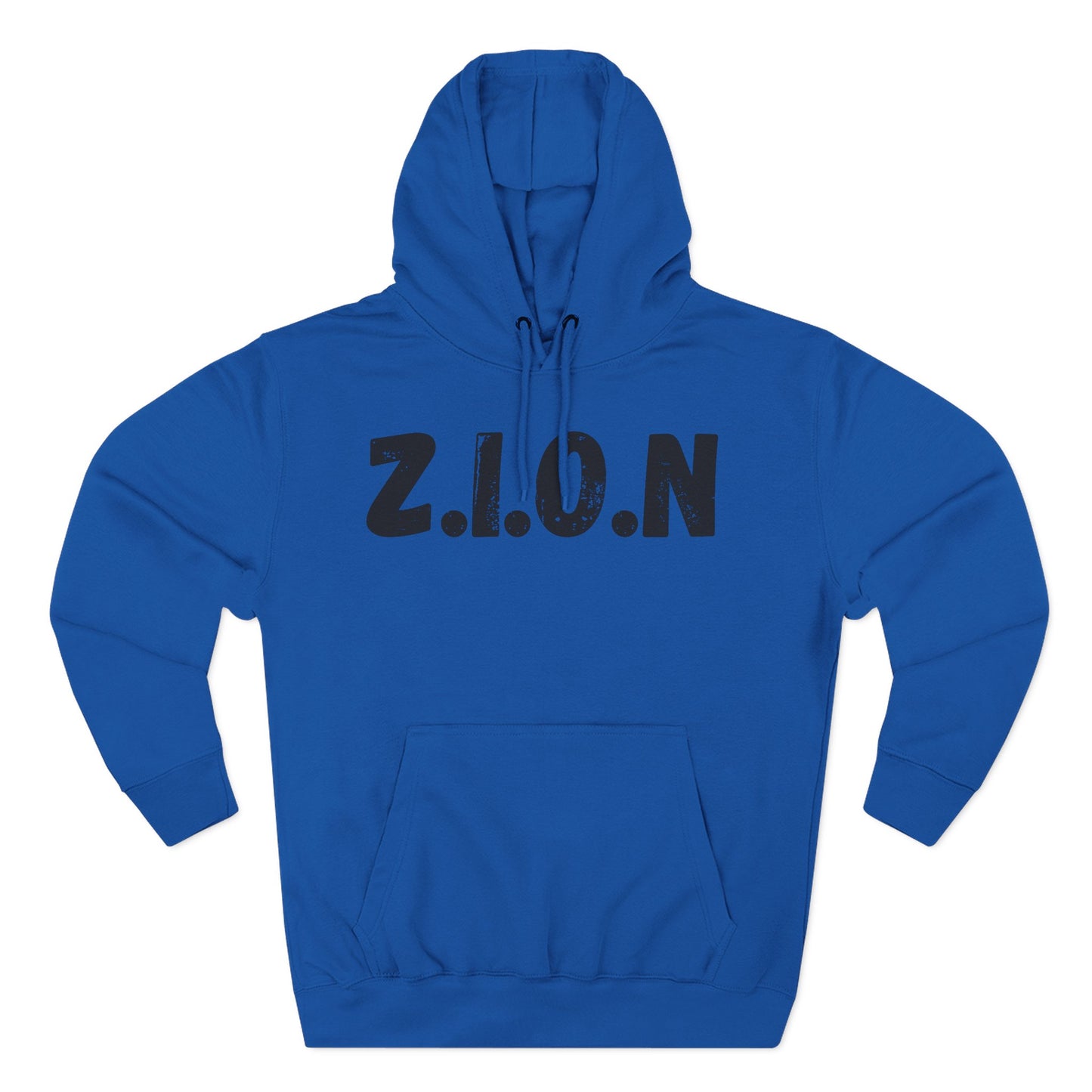 Zion Hoodie Black Words & Image