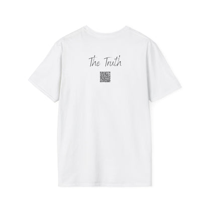The Truth QR Code Black Words