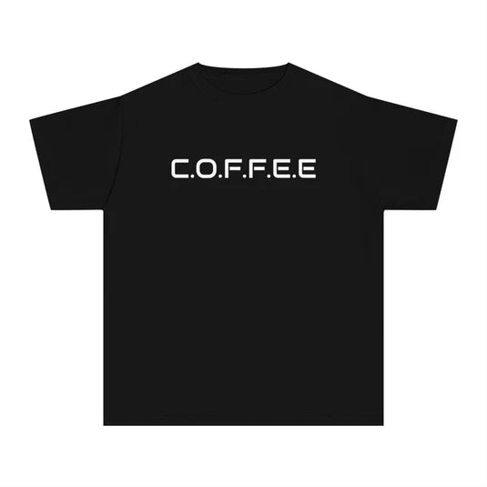 COFFEE Youth Christian Faith-Based Tee